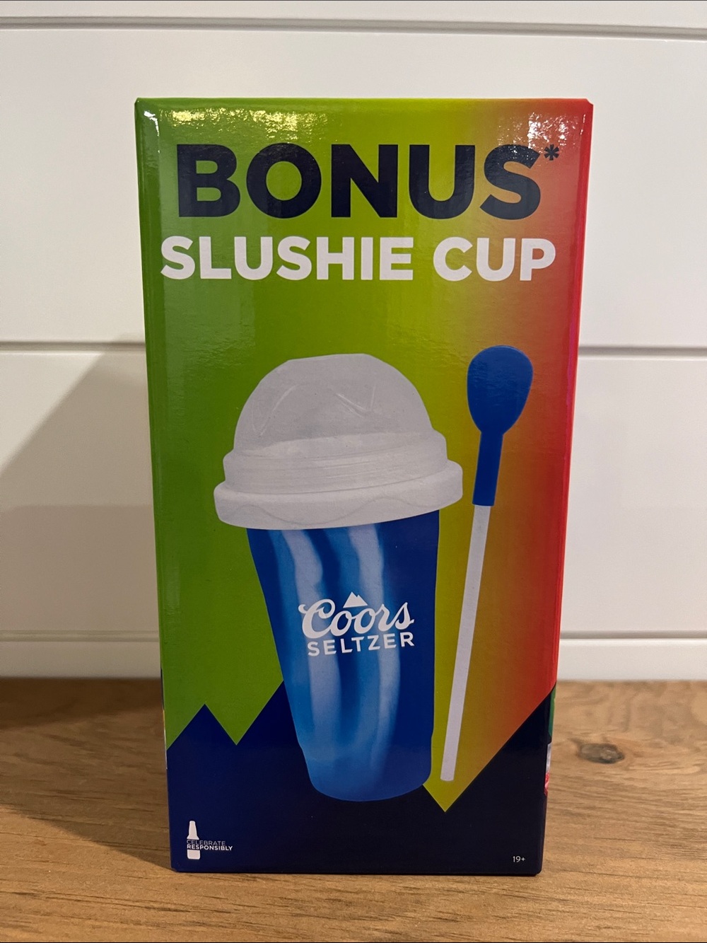 Coors Seltzer Blue Slushie Cup - Reusable Party Cup